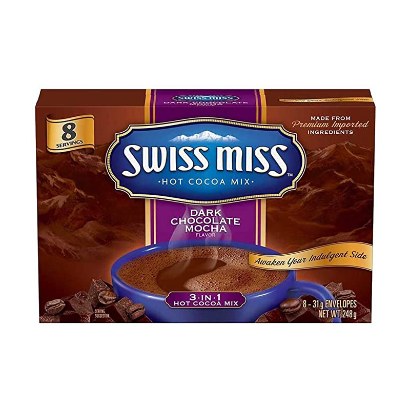 Swiss Miss Dark Chocolate Mocha Hot Cocoa Mix (248g)