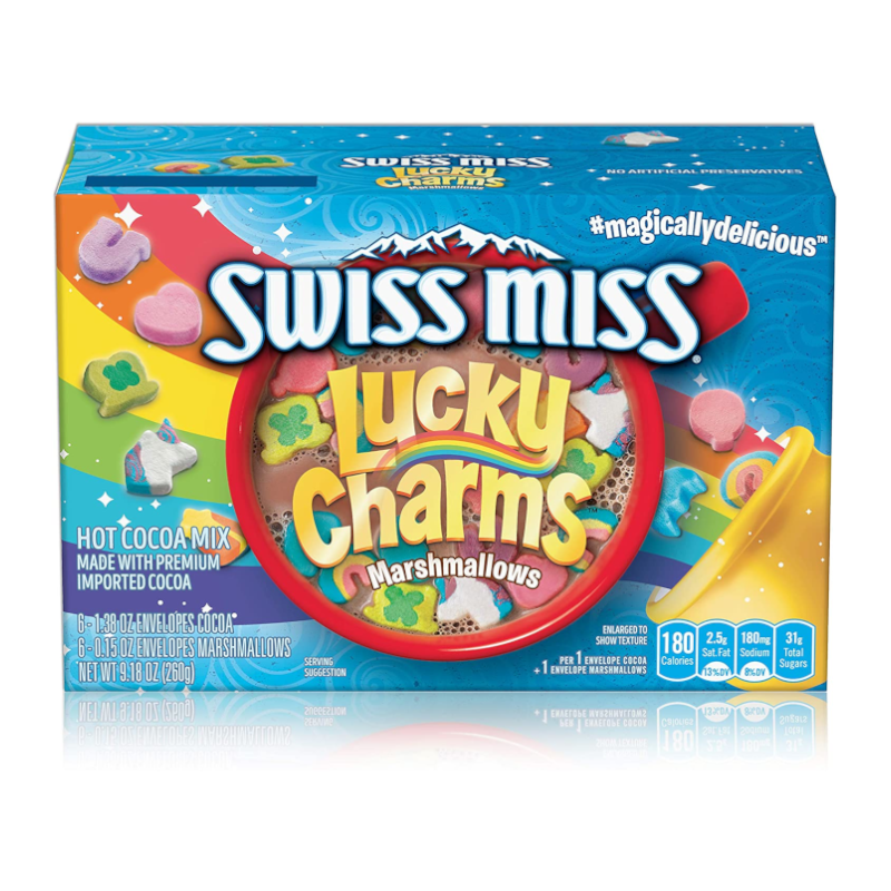 Swiss Miss Cocoa with Lucky Charms Marshmallows (260g)