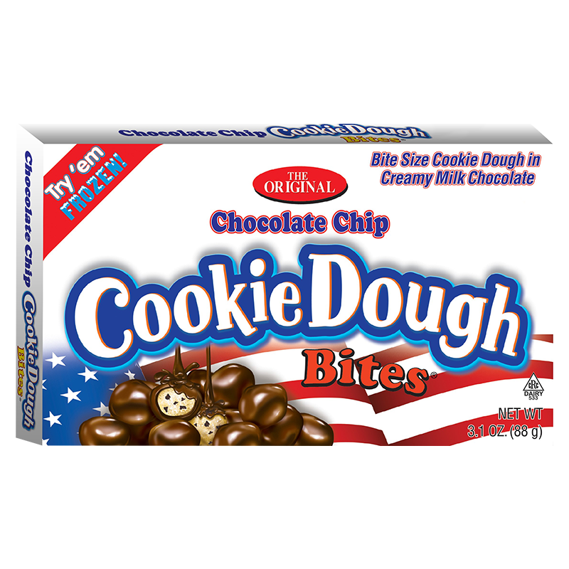 Red, White & Blue Chocolate Chip Cookie Dough Bites Theatre Box (88g)