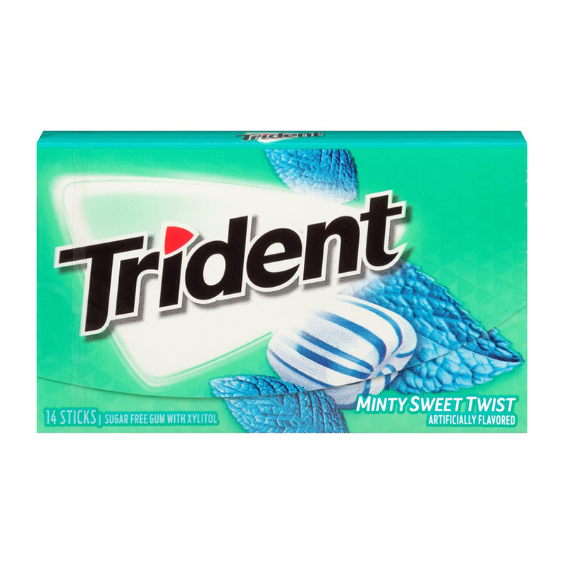 Trident Gum Minty Sweet Twist 14 Pieces