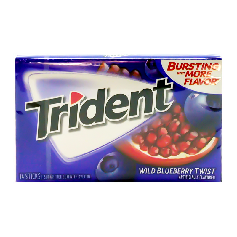 Trident Gum Wild Blueberry Twist 14 Pieces
