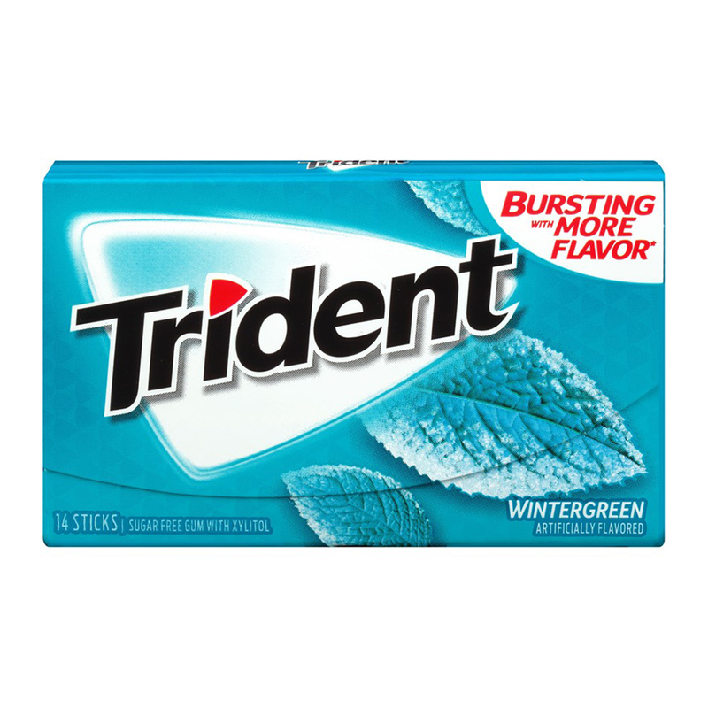 Trident Gum Wintergreen 14 Pieces