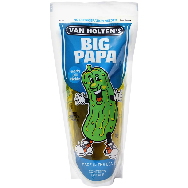 Van Holten's King Size Big Papa Hearty Dill Pickle In-a-Pouch