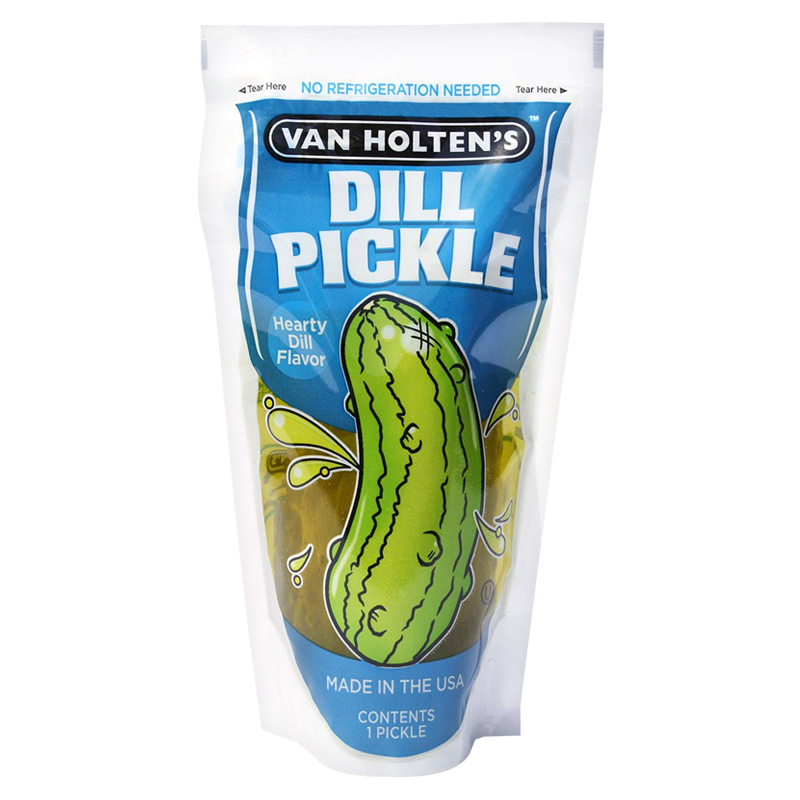 Van Holten's Jumbo Hearty Dill Pickle In-a-Pouch