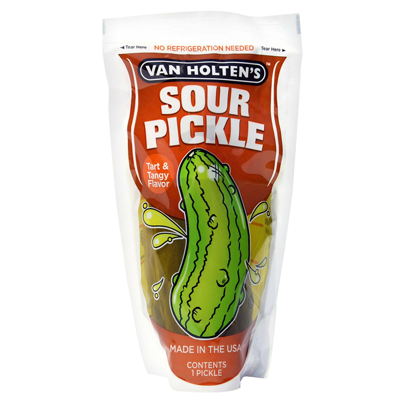 Van Holten's Jumbo Sour Pickle In-a-Pouch