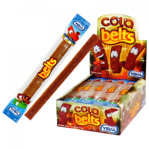Vidal Sour Belts Cola Full Box of 150 (1.63kg)