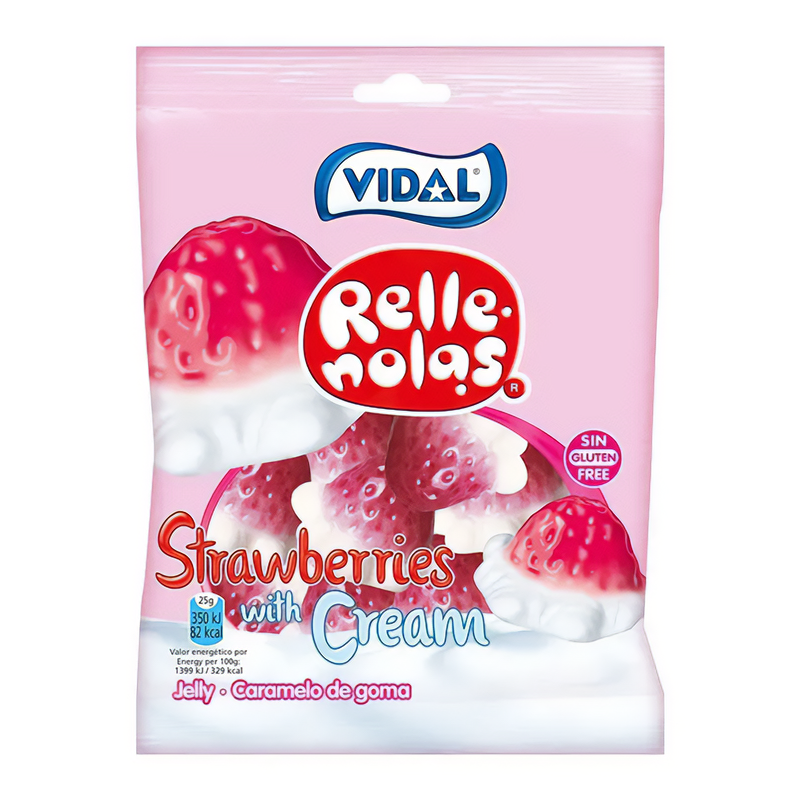 Vidal Filled Strawberries and Creme (85g)