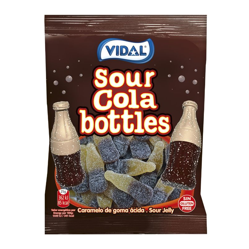 Vidal Sour Cola Bottles (90g)