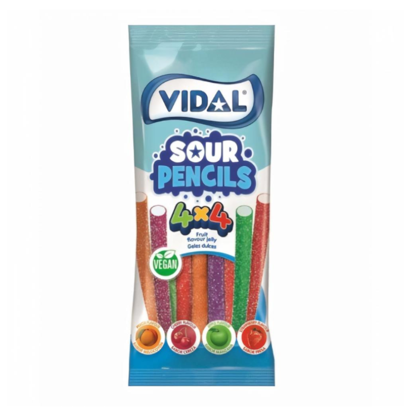 Vidal Vegan Sour Pencils (100g)